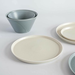 美浓烧 大餐盘/中餐盘 西式餐具 20cm 日本制造