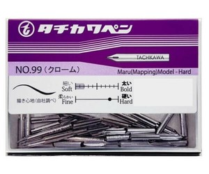 タチカワ　ペン先　T99丸ペン　100本入  T99100