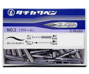 タチカワ　ペン先　T3Gペン　100本入  T3100