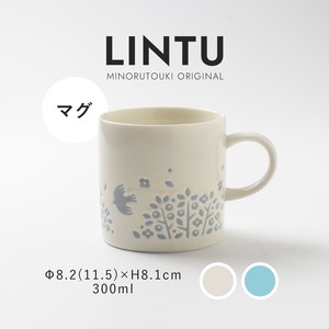 【LINTU(リントゥ)】 マグ［日本製 美濃焼 マグ］オリジナル
