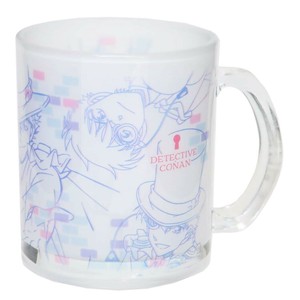 【マグカップ】名探偵コナン ガラスマグカップ ラインアート キッド