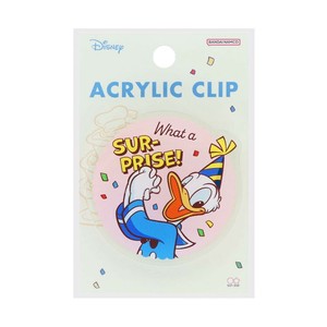 【文房具】ドナルドダック アクリルクリップ HD