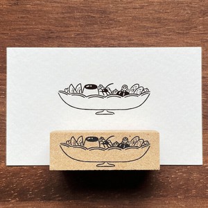 Stamp Marche Stamp Pudding Alamode Made in Japan