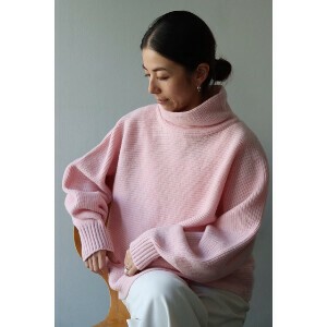 【2024AW新作】【人気】7Gホールガーメント　ウールカシミヤ　ハイネックプルオーバー　日本製