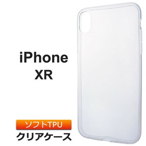 iPhone XR ソフトケース カバー TPU クリア ケース 透明 無地 シンプル