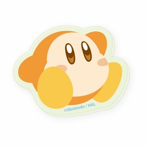 星のカービィ　蓄光アクリルステッカー　ワドルディ