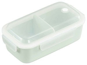 オーエスケー PLC Pale color ランチボックス(仕切付) HPC-550D 550ml グリーン