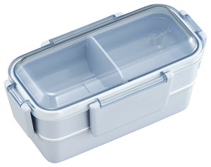 オーエスケー DUL No.3 DISH UP LUNCH ランチボックス二段(仕切付) PCW-600S ブルー