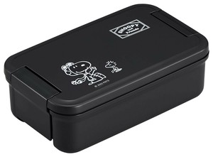 オーエスケー SNBK スヌーピー(ブラック) ランチボックス(仕切付) PC-550D