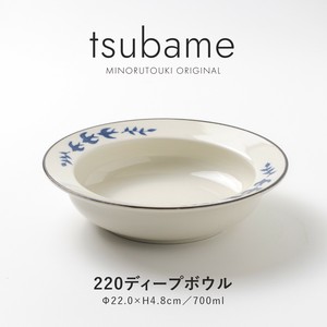 Mino ware Main Plate Swallow Made in Japan