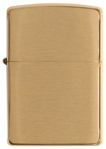 ZIPPO(ジッポー)  オイルライター  204B  ブラスサテーナ