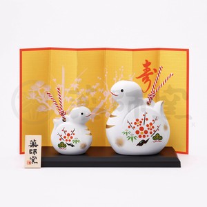 Animal Ornament Chinese Zodiac Clay Bell Snake