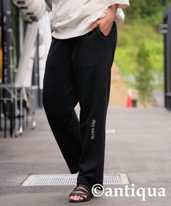 [antiqua] Full-Length Pant Ladies fashion Bottoms Long