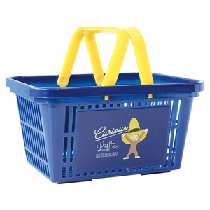 T'S FACTORY Basket Navy Curious George Basket