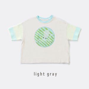 【新作】【2025年2月納品予定】春夏 海 イカ イカボーダー袖ニットワイドTシャツ