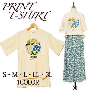T-shirt Crew Neck T-Shirt Floral Pattern Casual Printed