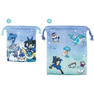 【ティーズ】ポケットモンスター2P巾着セット　グラデーション／ブルー＆ミント