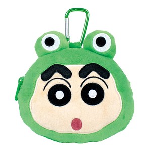 ティーズ　クレヨンしんちゃんカラビナ付きぬいぐるみファスナーマスコット　変身しんちゃん／かえる