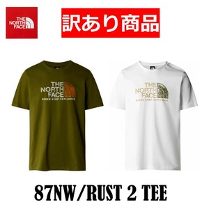 THE NORTH FACE(ザノースフェイス) Tシャツ 87NW/RUST 2 TEE (訳あり商品)