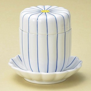 細十草菊型むし碗　強化磁器　日本製