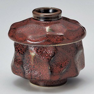 岩肌赤むし碗　日本製　美濃焼　和食器
