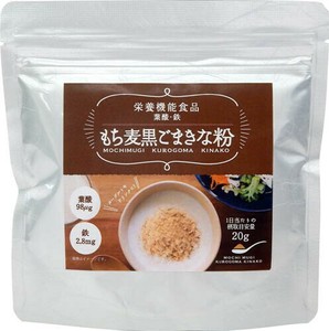 栄養機能食品 【もち麦黒ごまきな粉 】〔牛乳 アイス ヨーグルト 餅 無添加〕
