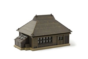 S025-3 トタン屋根農家 (茶)