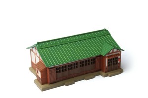 S027-2 トタン屋根民家 (緑)