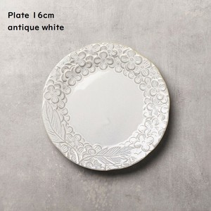 Mino ware Main Plate Antique Plate Western Tableware 16cm Size M Made in Japan