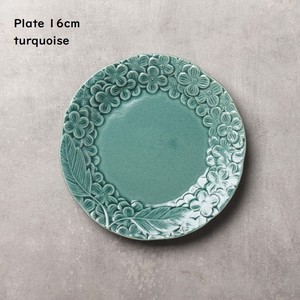 美浓烧 大餐盘/中餐盘 西式餐具 16cm 尺寸 M 日本制造