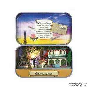 やのまん　ミニチュアハンドメイドキット　MT夕暮れのカフェテラス　516-24