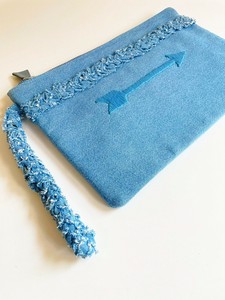 ⑥【SALE★在庫限り】ARROW手刺繍クラッチバッグ