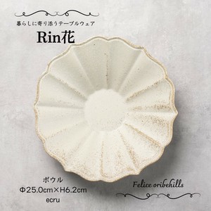 Mino ware Rinka Donburi Bowl 25cm Made in Japan