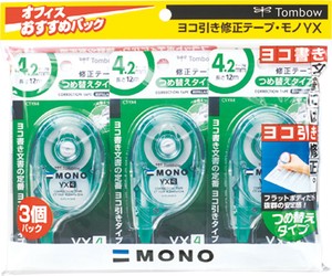 修正テープ　モノYX4　3Pパック
