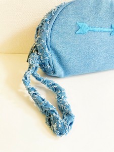 【SALE★在庫限り】ARROWダンガリーポーチー(手刺繍)