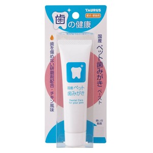 【★在庫処分★】トーラス　ペット愛犬・愛猫用　国産　ペット歯みがき  38g