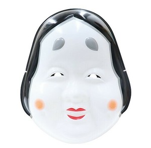 お面 おかめ (パッケージなし) 民芸品 日本 和テイスト お祭り 学祭 お土産