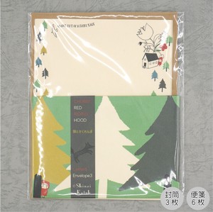 Letter set Little-red-riding-hood Stationery Hide and Seek Made in Japan