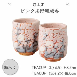 Mino ware Japanese Teacup Pink Pottery Made in Japan