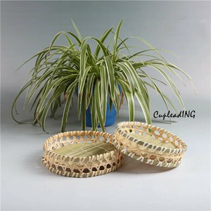 ◆◆大人気◆◆早い者勝ち 竹籠 果物籠 菓子籠 菓子皿 大人気 手作りの竹編み 果物籠 果物皿 丸い果物籠