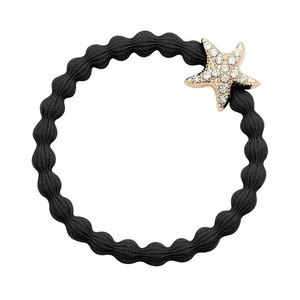 【ByEloise】Starfish Black ヘアゴム ヘアアクセサリー ブレスレット