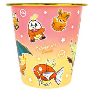 Pokemon T'S FACTORY Trash Can Red Orange