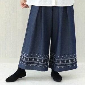 【特価】【PORINA】パンツ デニムエンブ