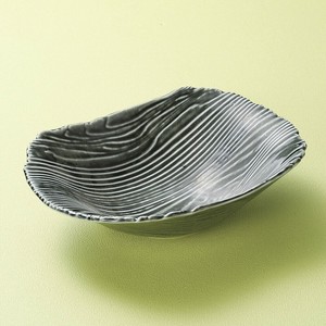 黒屋久島木目形 中鉢　日本製　美濃焼　和食器