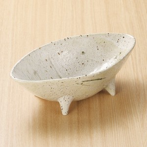 オアシス四足大鉢　日本製　美濃焼　和食器