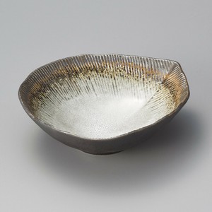 あかね葉型8寸鉢　日本製　美濃焼　和食器