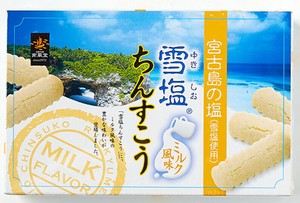 【沖縄南風堂】【1ケースから直送】雪塩ちんすこうミルク風味　24個（2個×12袋）