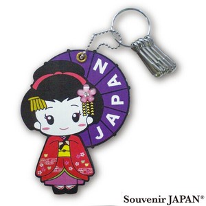 【木製スライドミラー】舞妓（番傘）