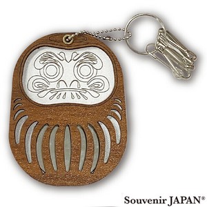 【木製スライドミラー】だるま（ウッド）