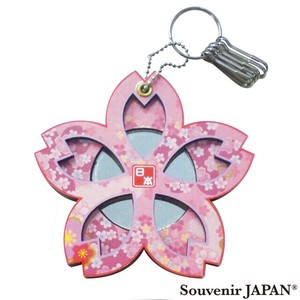 【木製スライドミラー】桜（プリント）